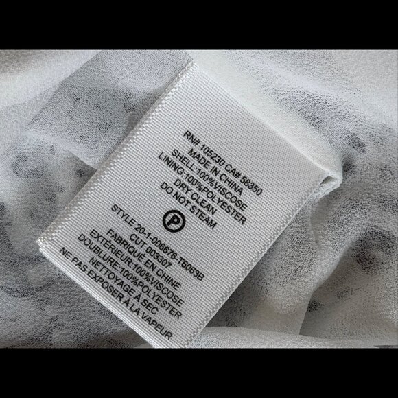 Joie Top Small Womens Black & White Reptile Art Halter Neck Sleeveless Blouse - Picture 6 of 6